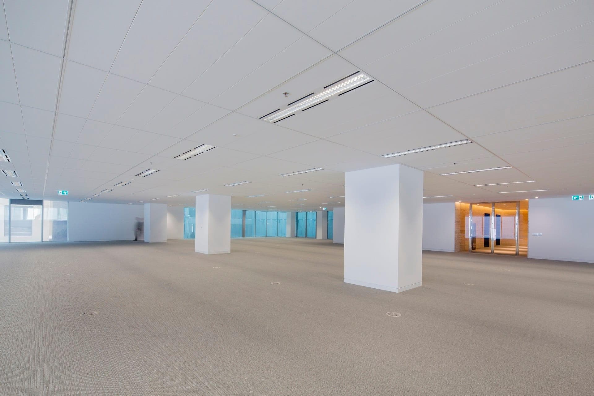 Modular metal ceilings offer durability, excellent acoustics and easy installation