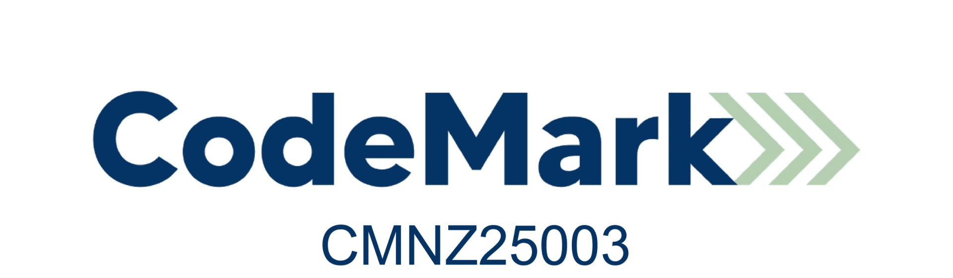 CodeMark New Zealand Certificate CMNZ25003 Logo