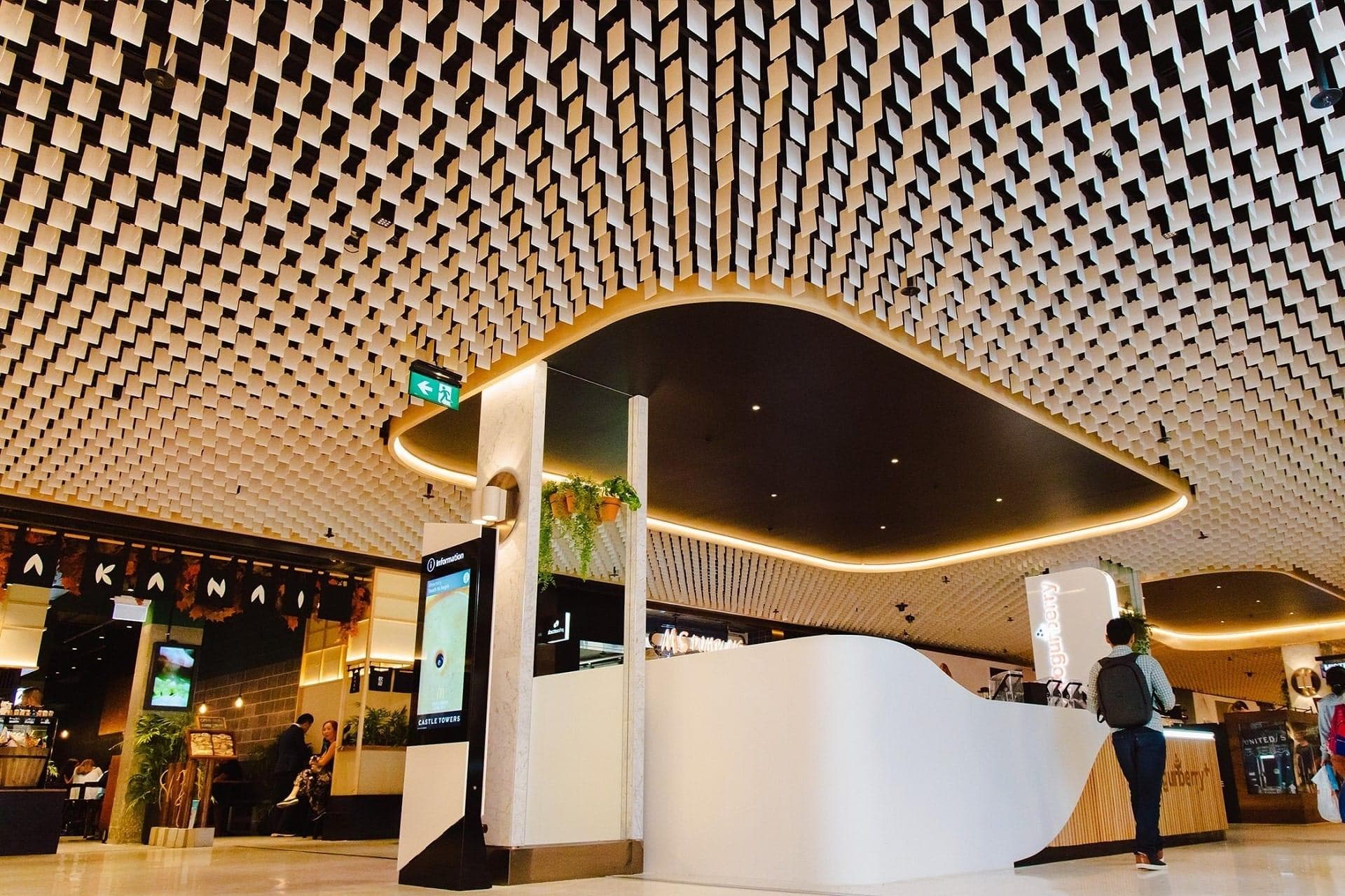 Network Architectural – Durlum Metal Ceiling Castle Towers close up ceiling 04